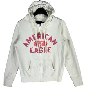 Women's American Eagle Spellout Full Zip Hoodie